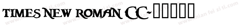times new roman CC字体转换